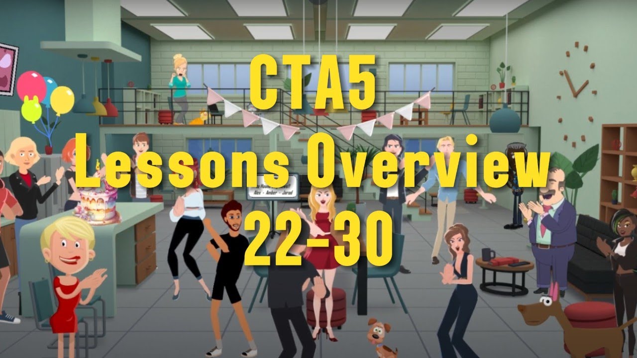 Learn Cartoon Animator 5 - Lesson 42 - Quick Overview of Lessons 22-30 - What We've Learned So Far