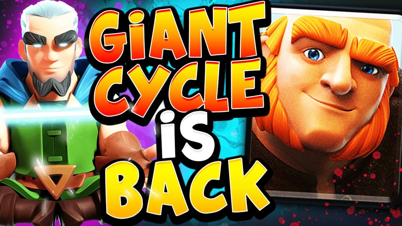 TOP LADDER with 2.9 GIANT CYCLE - CLASH ROYALE