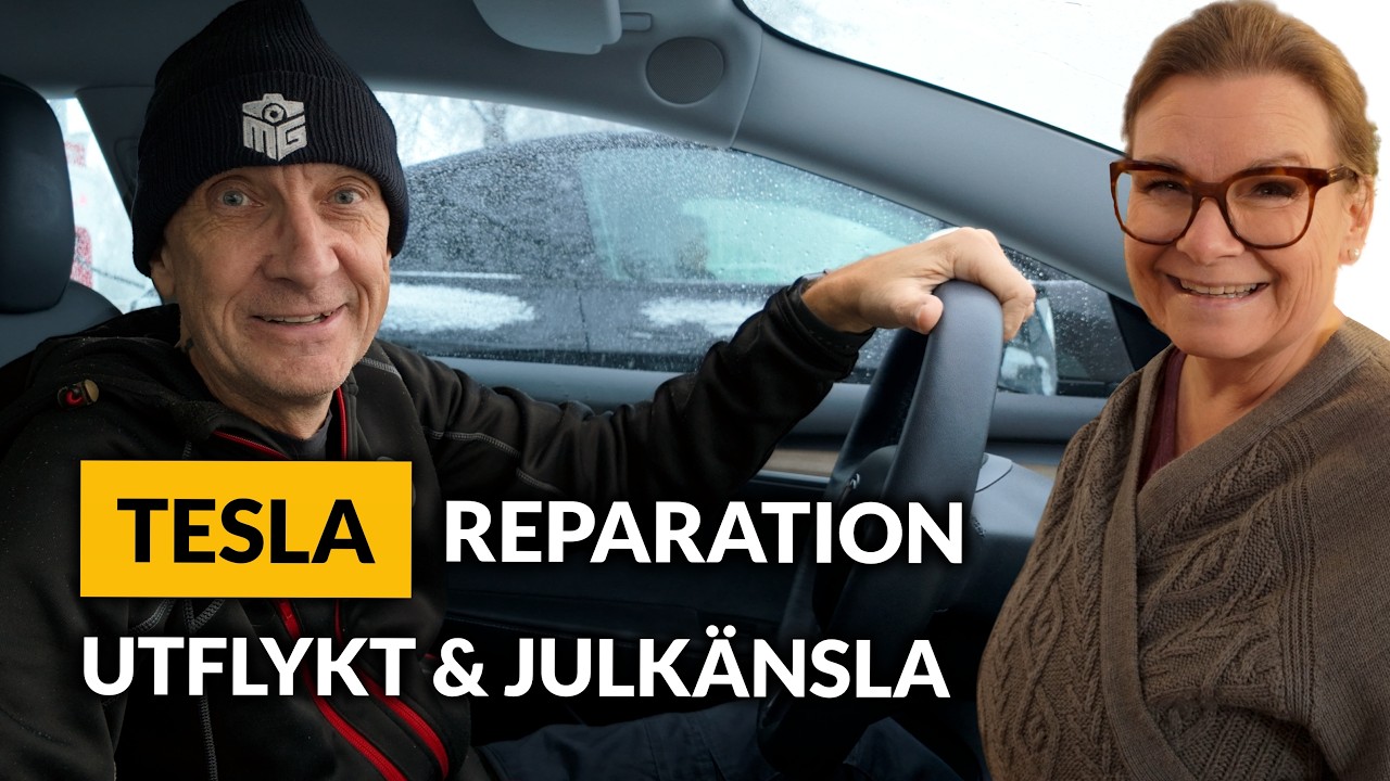 Vi räddar Teslan! ➜ Reparation, Utflykt & Julkänsla
