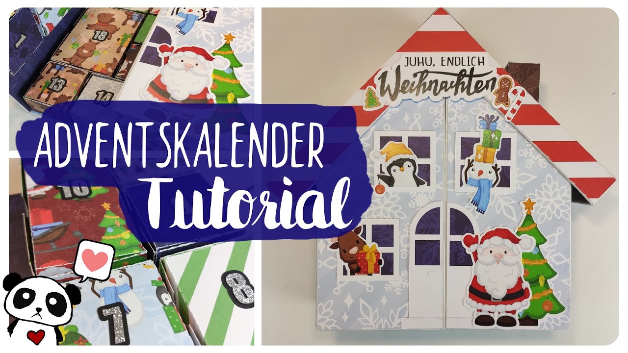DIY Adventskalender TUTORIAL | Mit oder ohne PLOTTER: kostenlose Dateien | Sammyfim | DEUTSCH