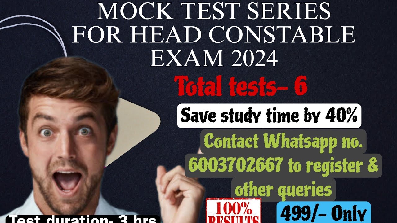 JOIN MOCK TEST SERIES FOR APSSB HEAD CONSTABLE EXAM 2024 | Crucial Stage of your preparation #apssb