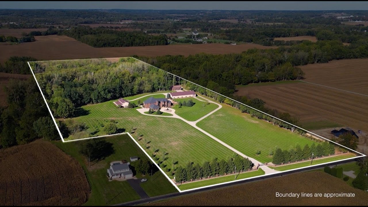 28+ Acre Country Estate: Custom Home, Pool, Event Center, & Shops
