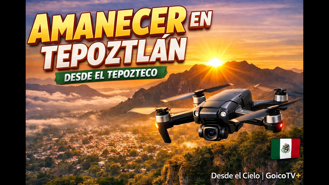 Amanecer en Tepoztlán desde el Tepozteco | DJI Neo Drone Cinemático México