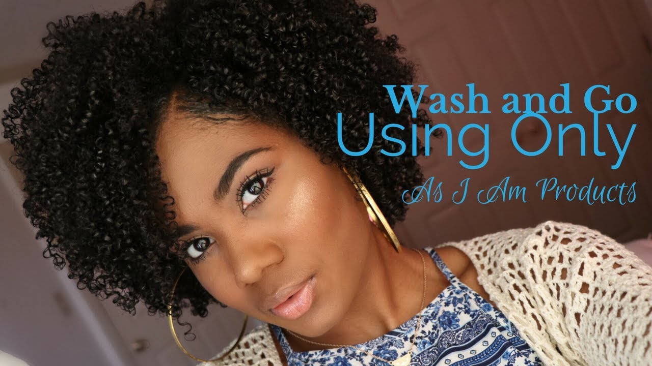 WASH and GO Using Only As I Am Products! Hit or Miss?!