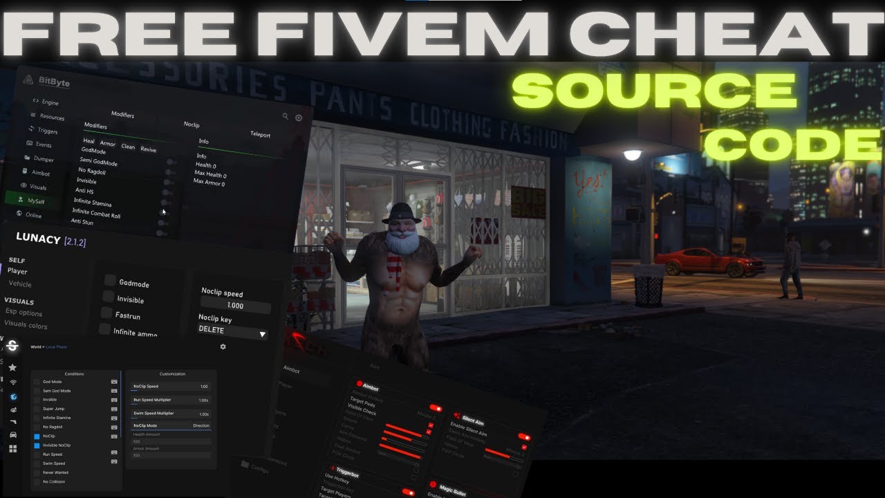 Free FiveM Cheat Source Code | Discord