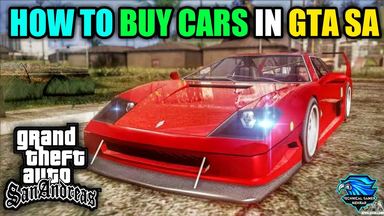 How to Buy Cars in GTA San Andreas. Car buying Tutorial.