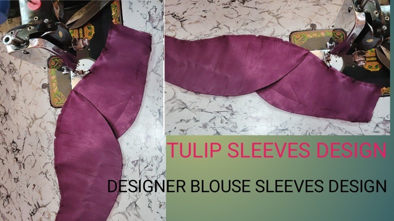 टुलिप आस्तीन कटिंग और सिलाई/Tulip sleeves Design Cutting And Stitching/बहुत ही आसान तरीके से