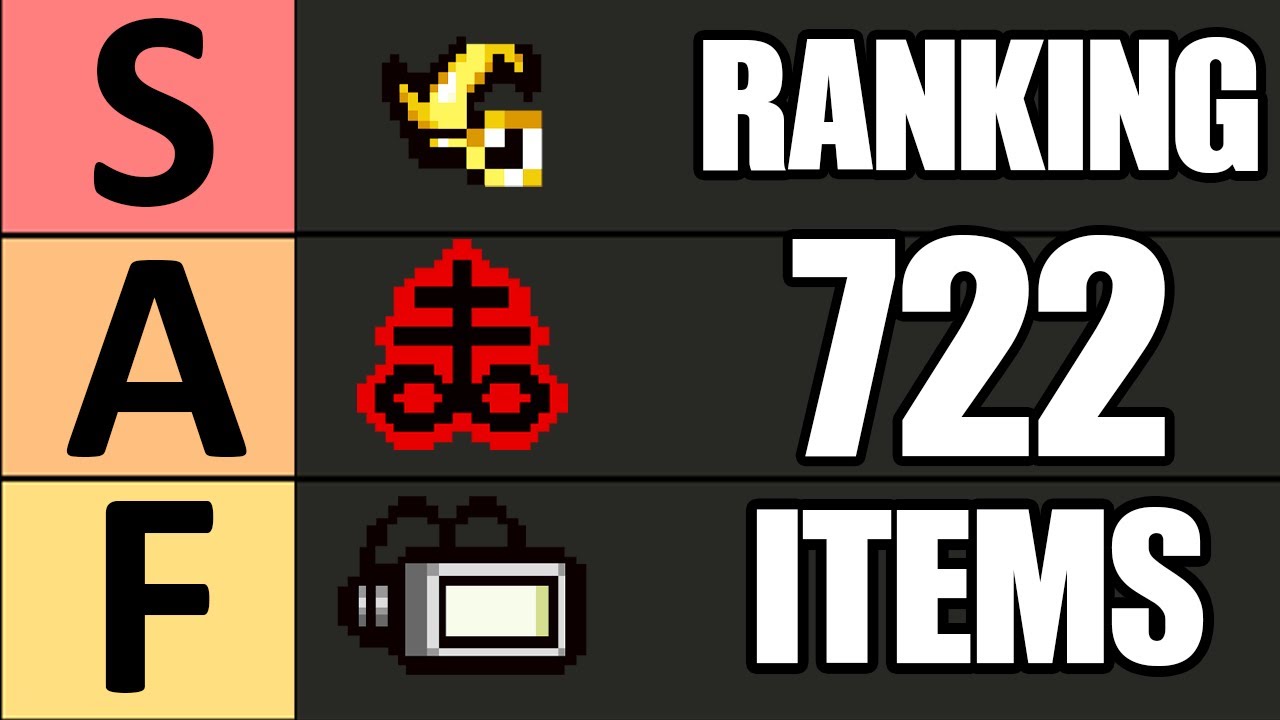 So I Ranked Isaac Items...