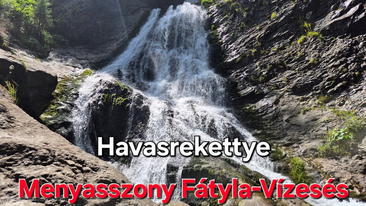 Havasrekettye-Menyasszony f&aacute;tyla v&iacute;zes&eacute;s-Bridal Veil Waterfall in Havasrekettye #4k  #youtube 