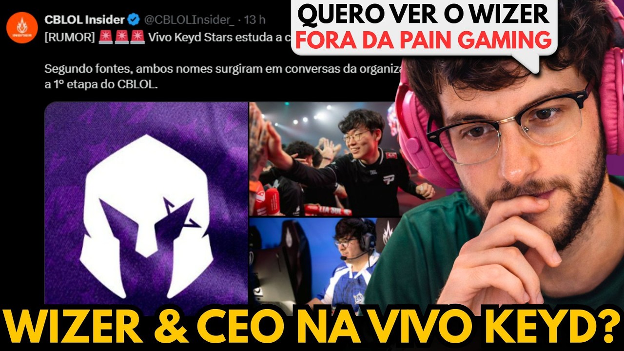 🚨 A KEYD PODE MONTAR UM SUPER TIME? GREVTHAR REAGE E COMENTA AO RUMOR SOBRE A VIVO KEYD STARS