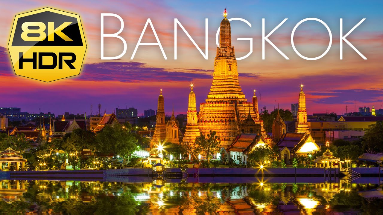 Bangkok 8K HDR Ultra HD | Drone and Camera Footage