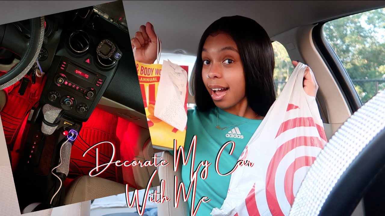 CLEAN AND DECORATE MY CAR WITH ME + CAR TOUR (Very Detailed)