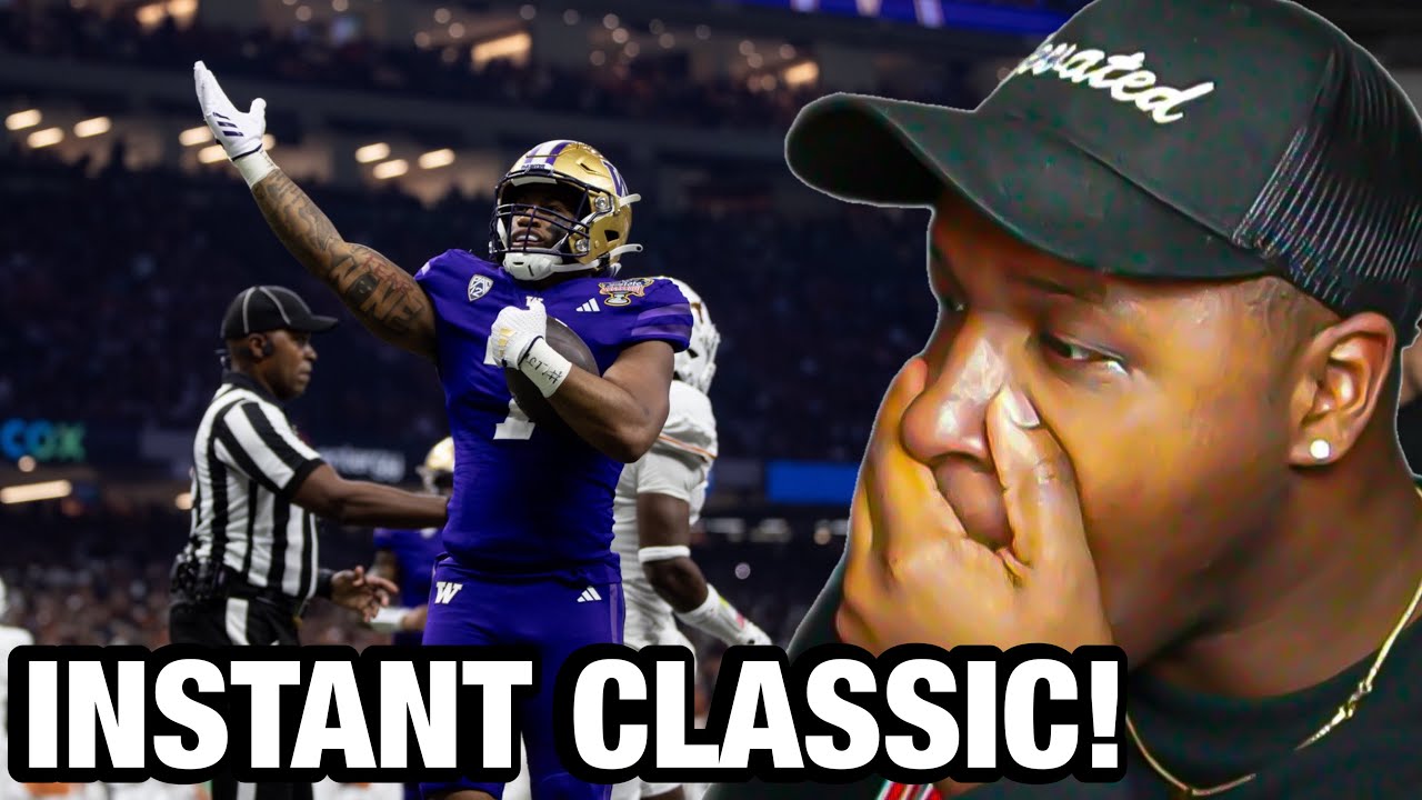 DBlair Reacts To #3 Texas vs #2 Washington| 2024 Sugar Bowl | College Football  Highlights