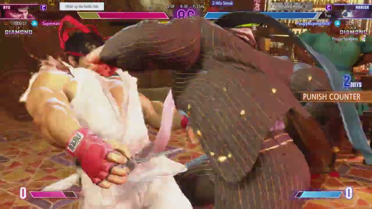 Street Fighter 6 - Diamond 2 - Marisa vs Ryu