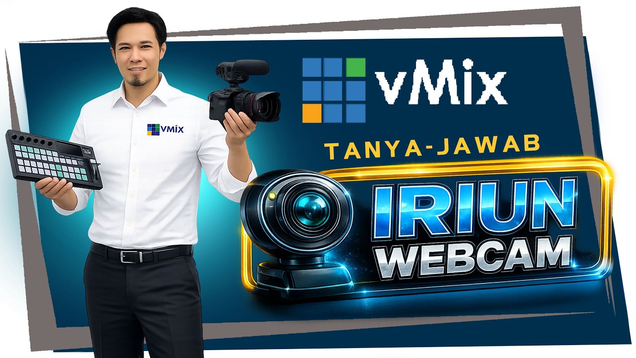 📘 Tutorial VMIX  ||  Tanya Jawab Masalah IRIUN Webcam INPUT di VMIX