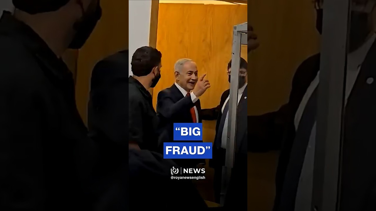 "Big Fraud": Benjamin Netanyahu confronted by hecklers in court