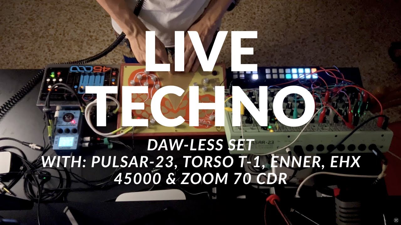 Live Techno with Pulsar-23 Enner & Torso T-1