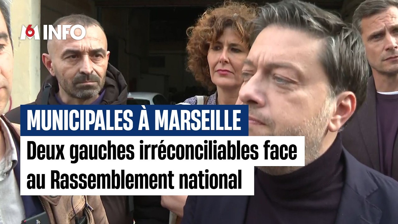 Deux gauches irréconciliables face au Rassemblement nationalà Marseille