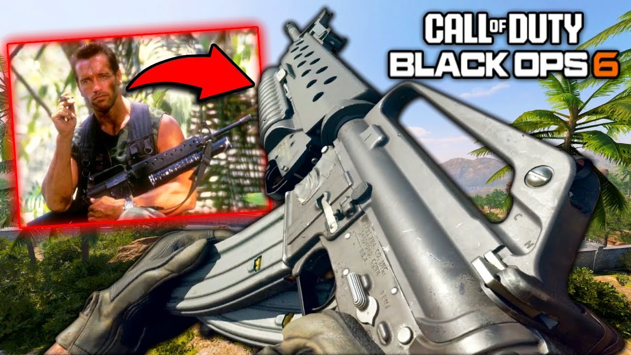 Dutch M16A1 Recreation Loadout Gunplay from the movie Predator in Black Ops 6