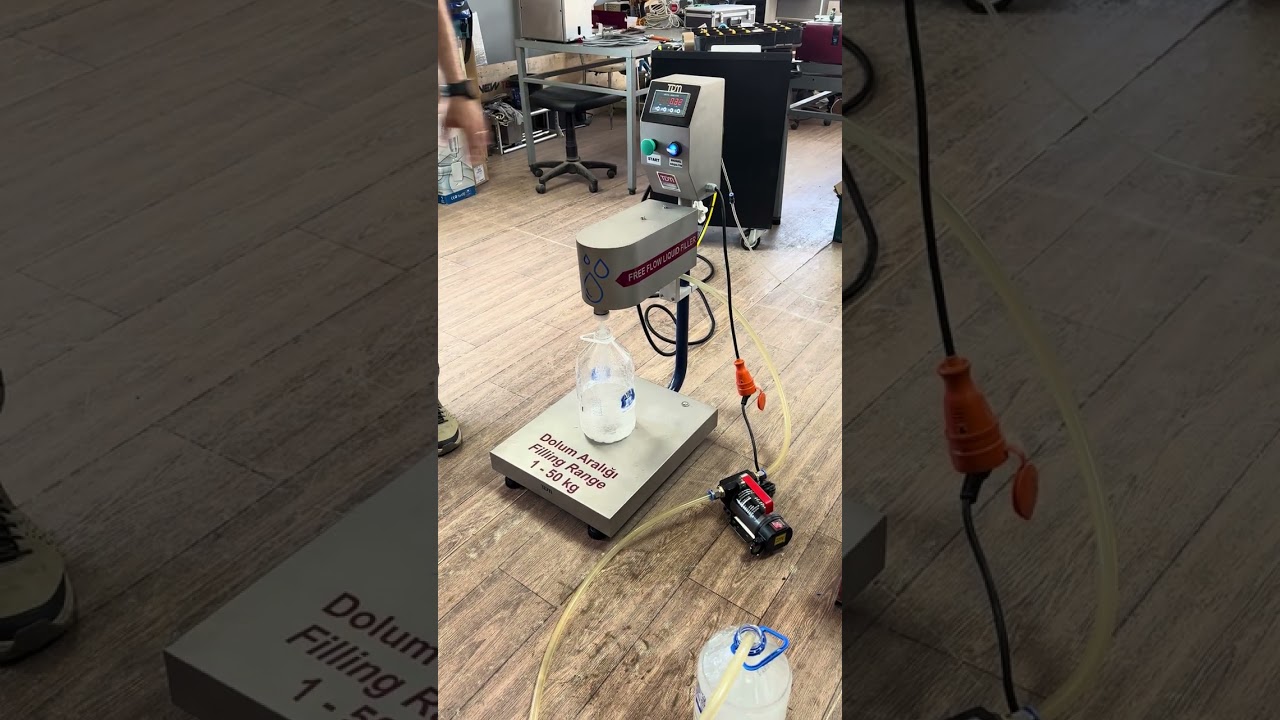 Sıvı Dolum Makinesi Terazili | TDM MAKİNE | makinecim.com
