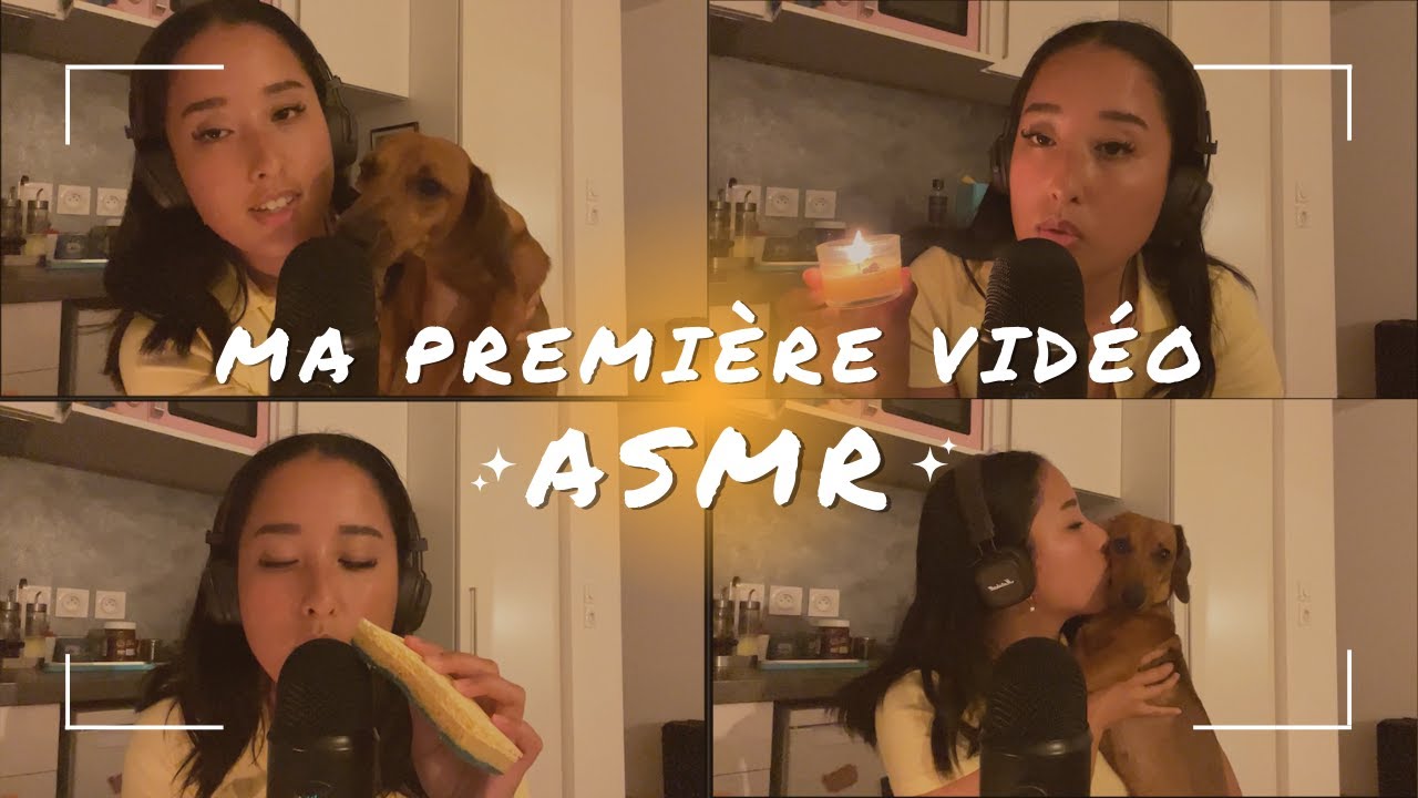 MA PREMIÈRE VIDÉO ASMR 🧡