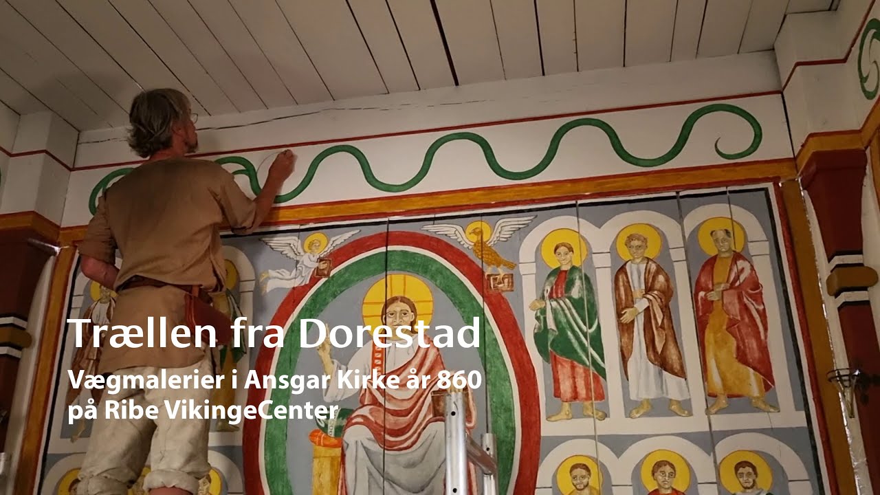 Trællen fra Dorestad. Vægmalerier i Ansgar Kirke år 860
