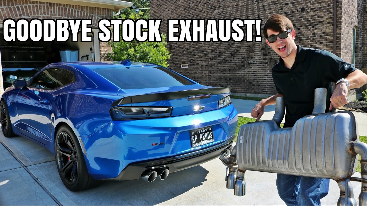 НОВЫЙ ВЫХЛОП! Мой Camaro стал громким!