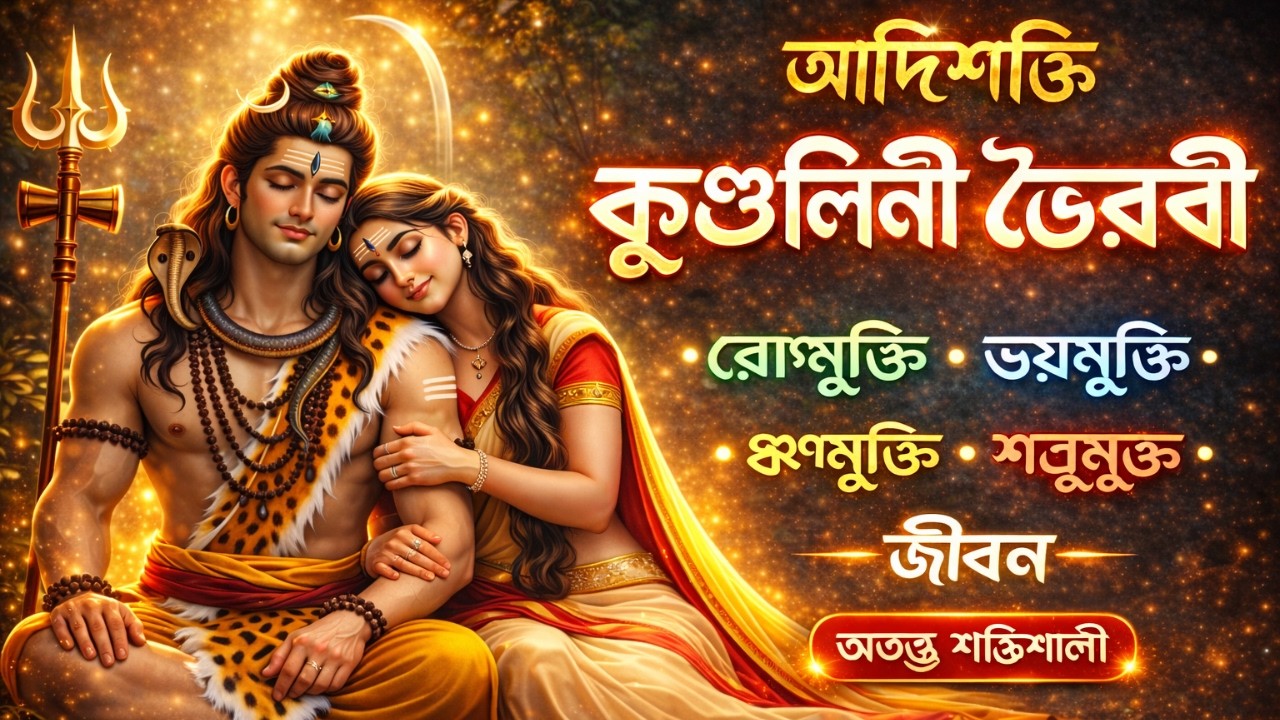 মাত্র ৫ মিনিট কুণ্ডলিনী ভৈরবী মন্ত্র শুনুন 🔱 রোগ-ঋণ-শত্রু-ভয় সম্পূর্ণ নাশ | Divine Feminine energy