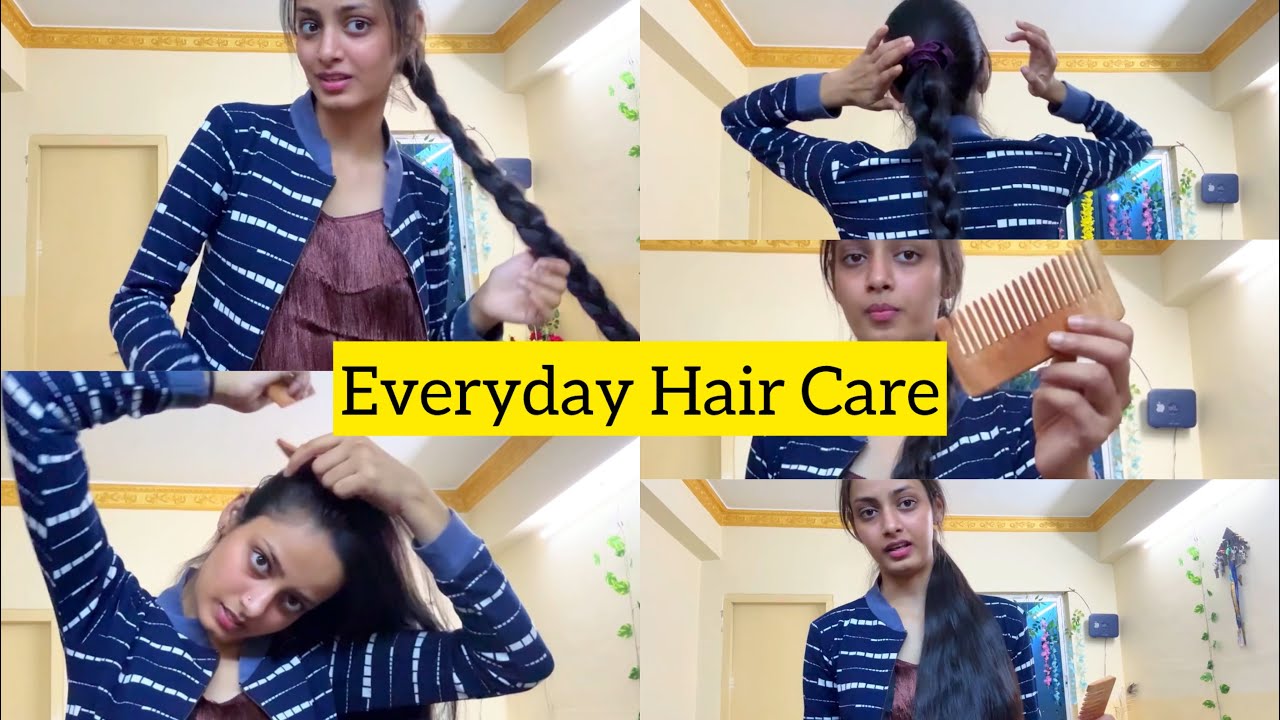 My Current Daily Hair Care Routine and Tips for Less Hairfall @ModernNaturally