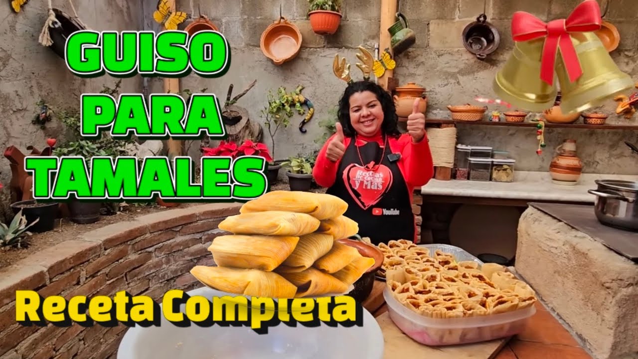 GUISO PARA TAMALES de Recetas de Cocina y Más 🇲🇽