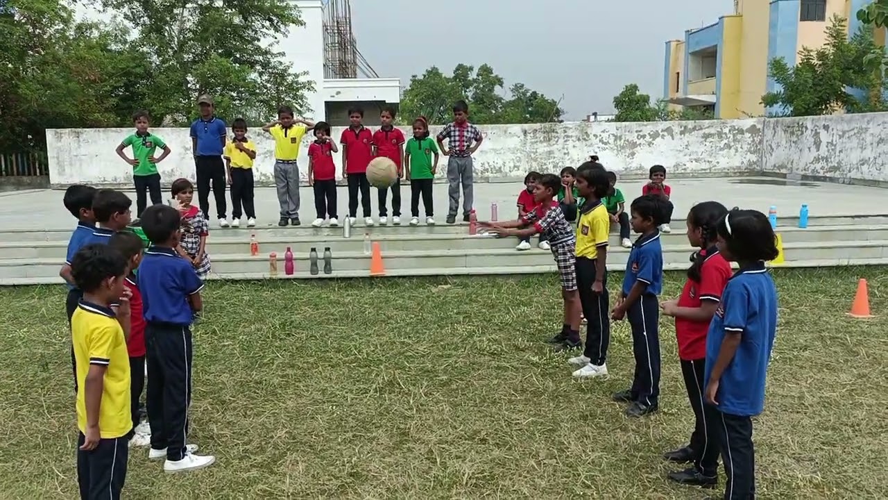 Class 1 VidyaPravesh Throw and catch the ball activity
