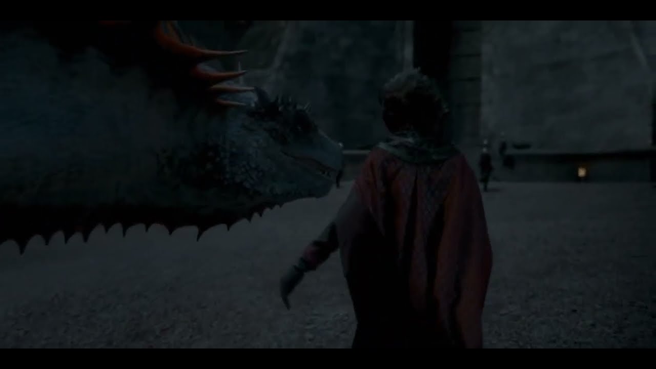 House of the Dragon S01E10 Leaked |  Lucerys Velaryon , Arrax and Vhagar in one scene |