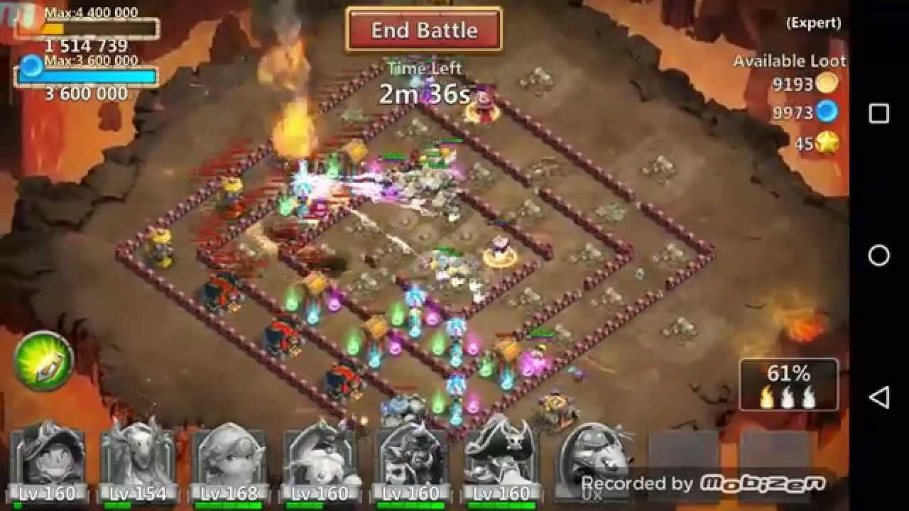 Castle Clash Expert Dungeon 7 - 8 w/o mino sm vlad or santa