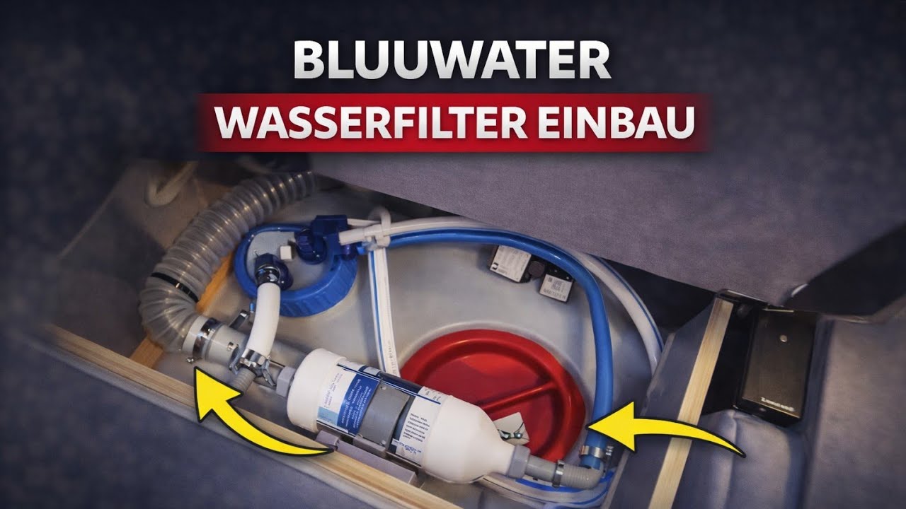Bluuwater Wasserfilter einbauen I Einbau im Wohnmobil & Camper Schritt für Schritt.  Anleitung