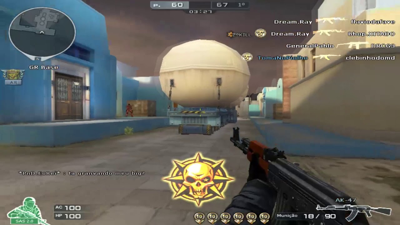 C1S #5 Gr&eacute;cia - 109 kills em 8 minutos. NO MIC