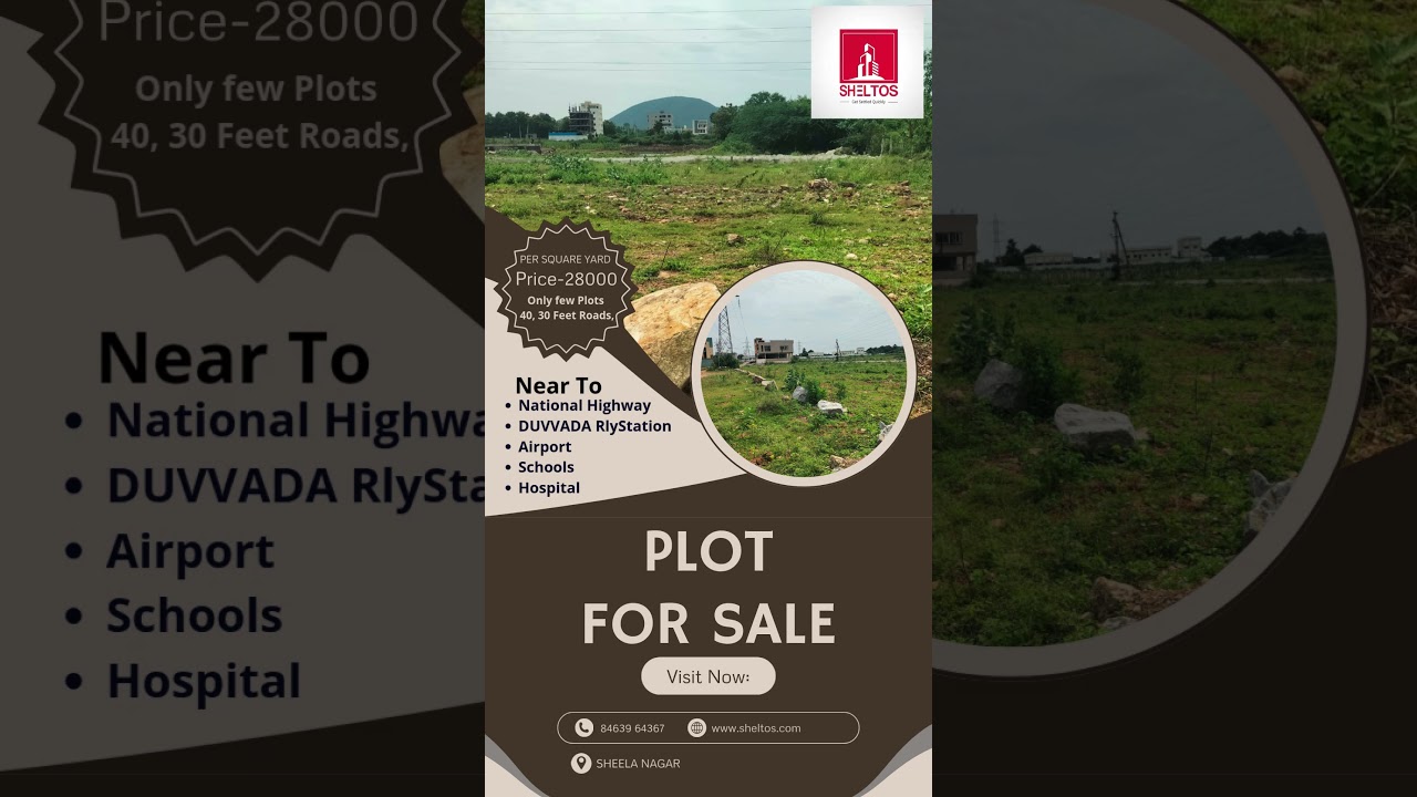 Sheela Nagar Plots for Sale | GVMC Approved | Near Highway, Airport & Duvvada RailWay Station