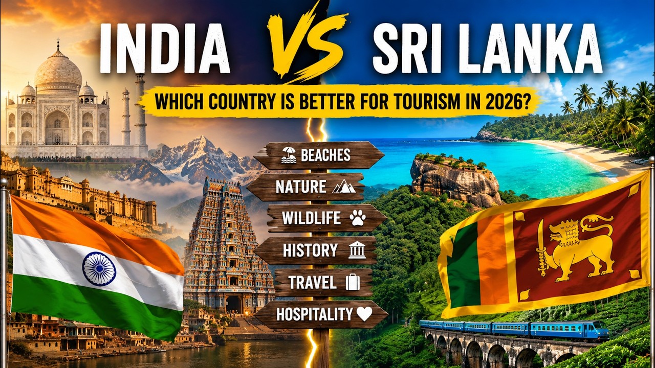Sri Lanka vs India: Which Country Is Better for Tourism in 2026? 🇱🇰🔥🇮🇳