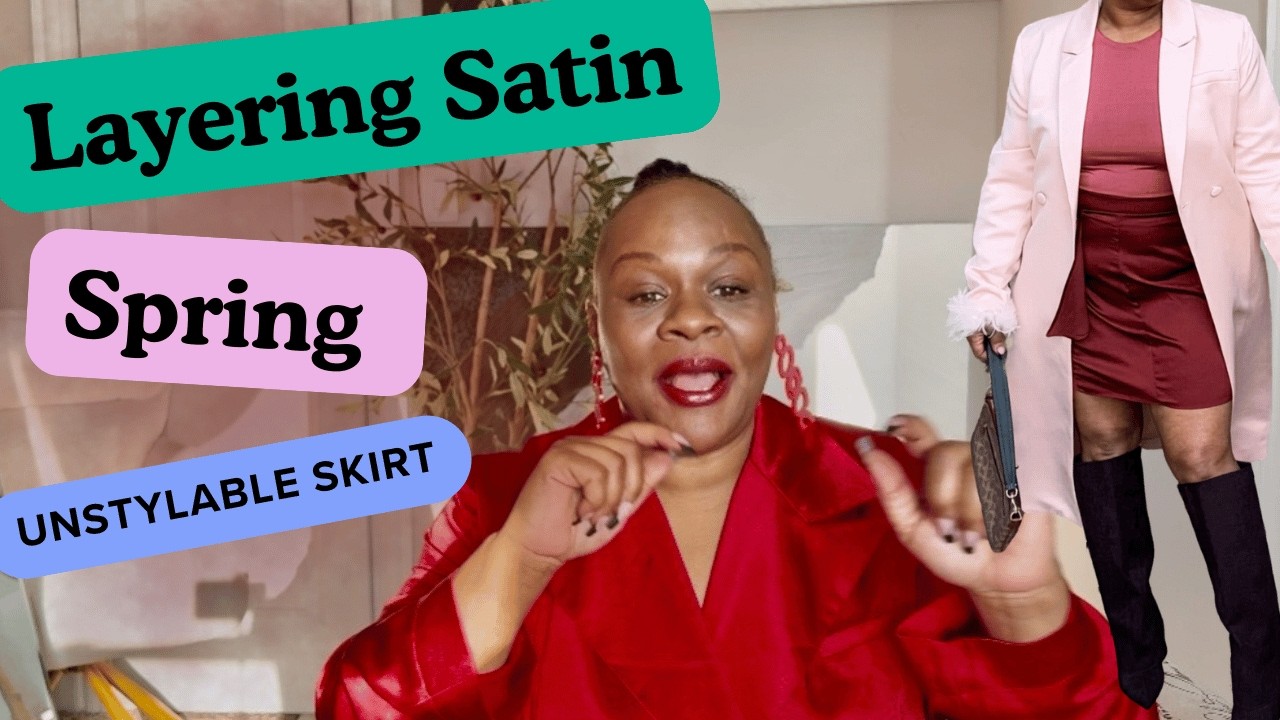 🌺 Style IT: 4 ways to wear SATIN for Spring 📈 Transitional style ideas #Style #satin #styleideas