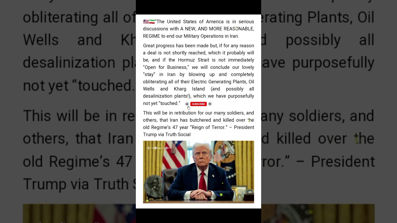 Trump WARNS Iran: &ldquo;We Will Destroy Everything&rdquo; If Deal Fails #USNews #BreakingNews #Trump #Iran