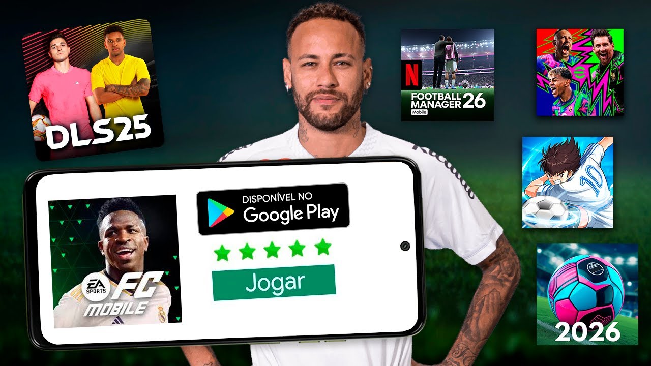 MELHORES JOGOS DE FUTEBOL PARA Android e iOS 2025