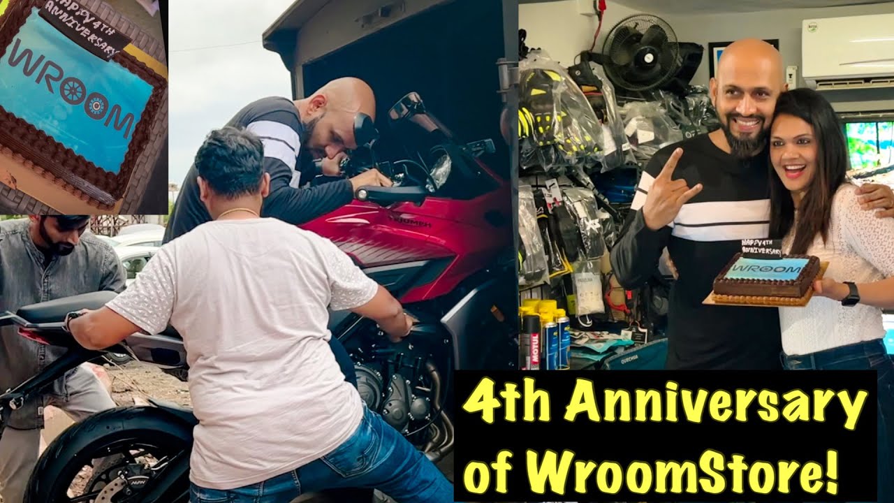 Taking Delivery of Tiger 660 on 4th Anniversary of WroomStore!