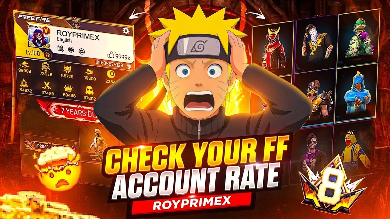 I Tried Account Value Calculator 🔥 Aapke Free Fire Id Ka Value Kya Hai ? 😱 Royprimex