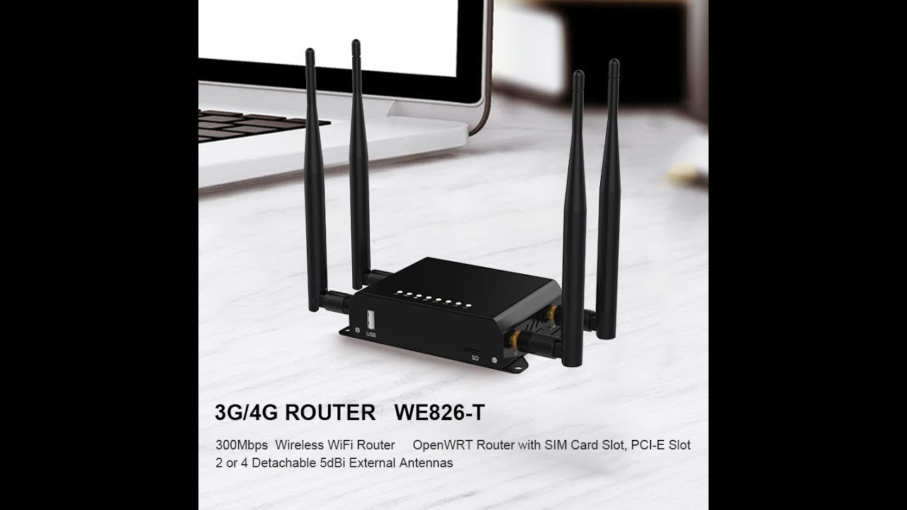 WiFi Router 4g 3g Modem With SIM Card Slot Access Point 128MB
