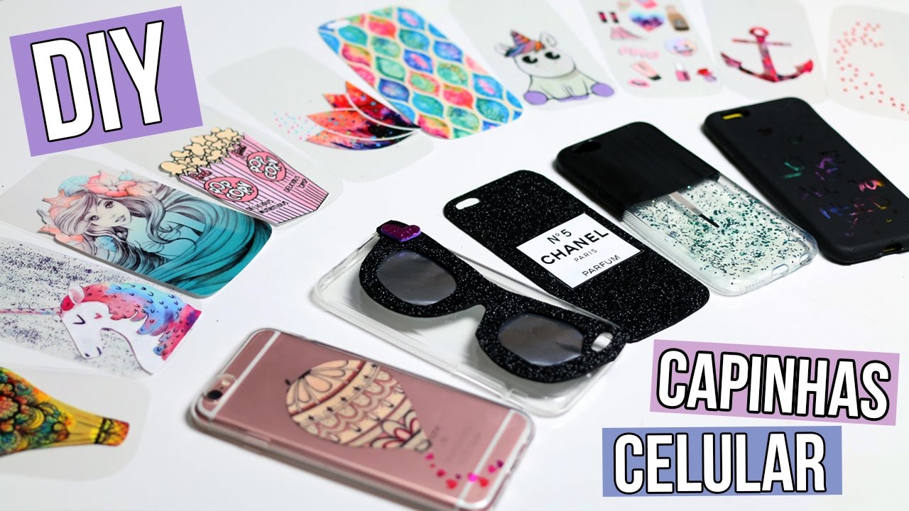 DIY: Capinhas de Celular Estilosas| Gastando pouco