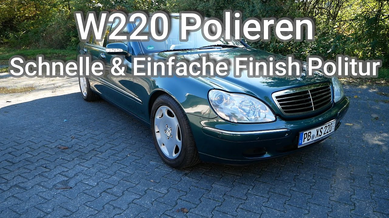 S-Klasse Polieren || Oberflächliche Kratzer schnell & einfach mit der Sonax NP 03/06 entfernen