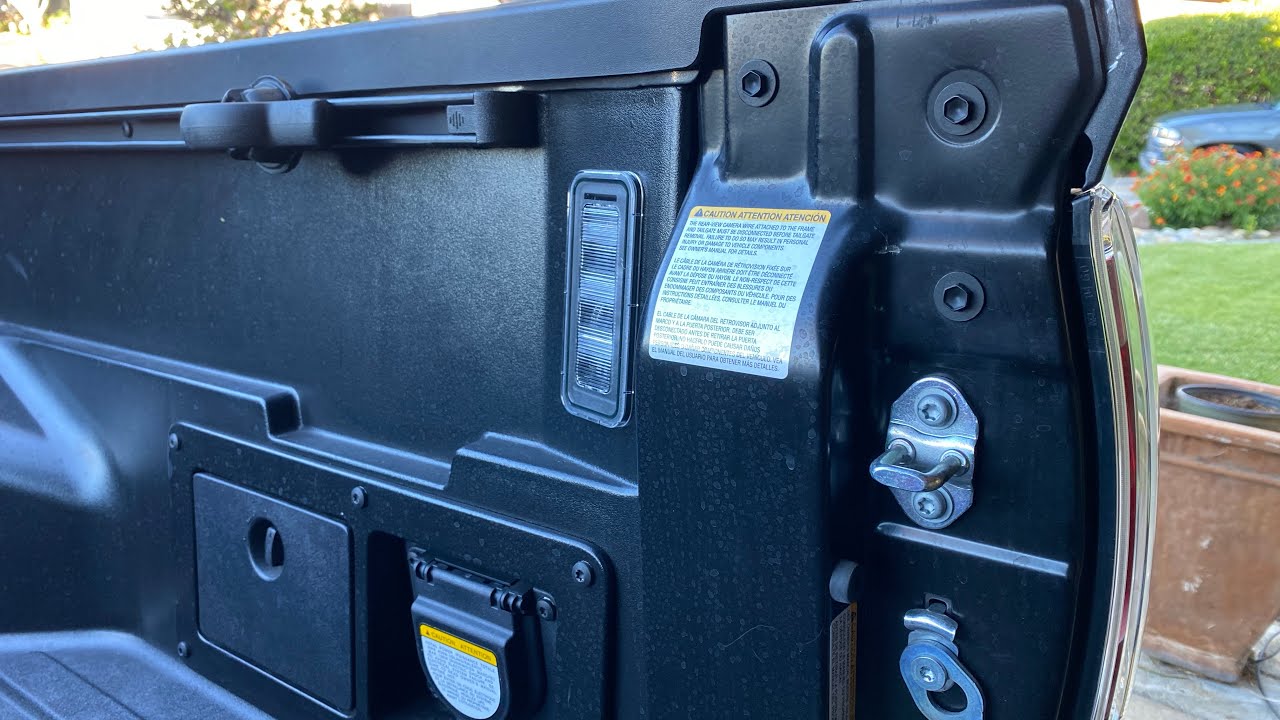 Toyota Tacoma LED bed light installation on 2022 TRD PRO