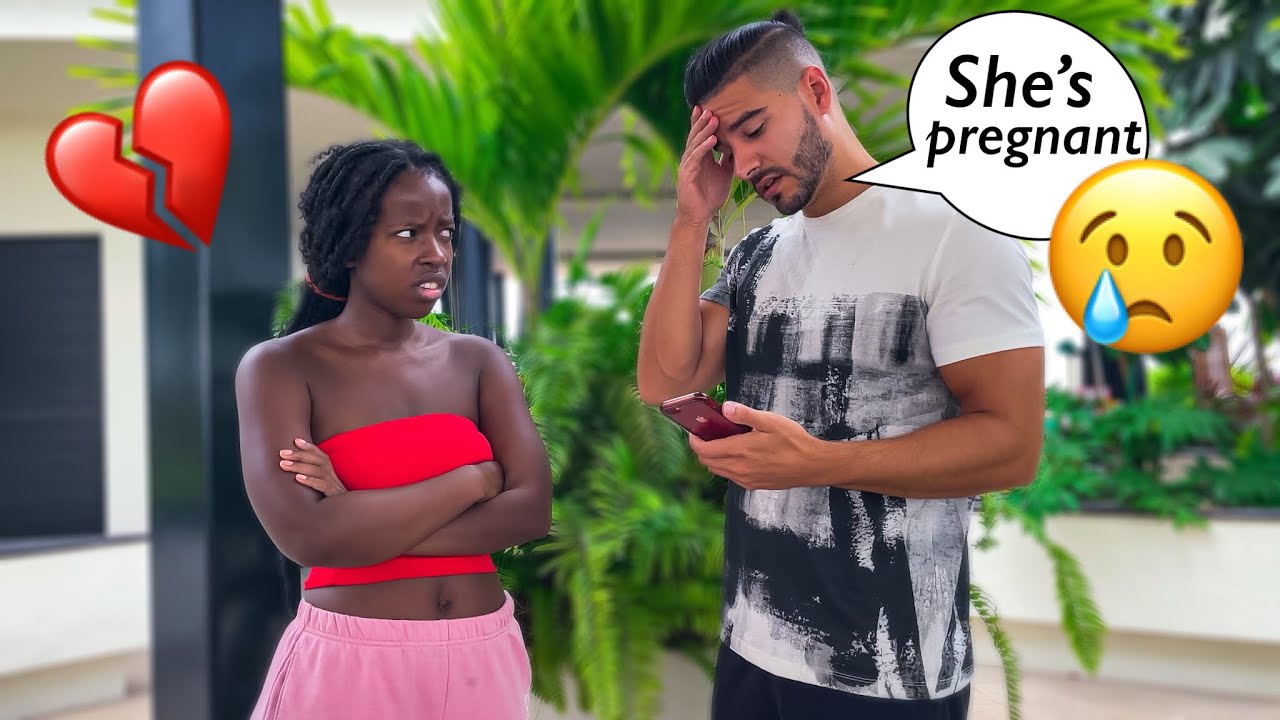 GETTING MAD THAT MY EX IS PREGNANT!! *PRANK ON GIRLFRIEND