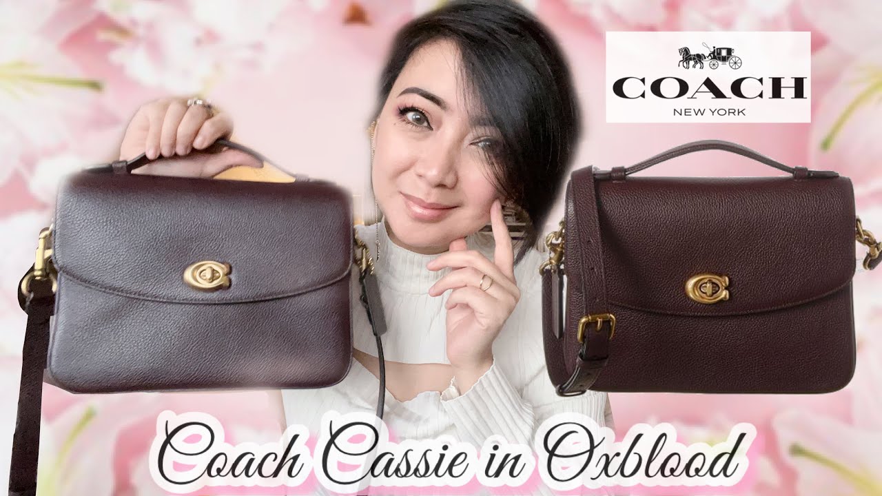 Coach Cassie in Oxblood ”The Best Autumn Bag” + What Fits & Ways to wear