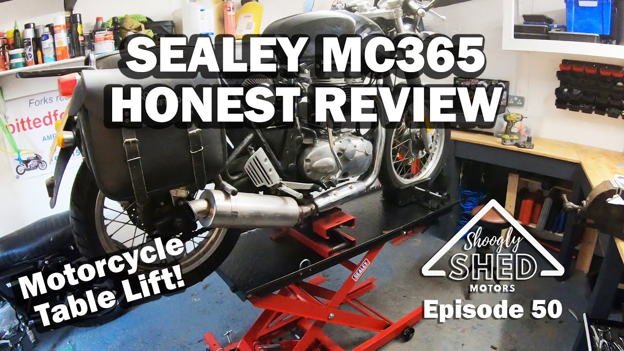 Распаковка и честный обзор подъёмника для мотоцикла Sealey MC365 — Shoogly Shed Motors