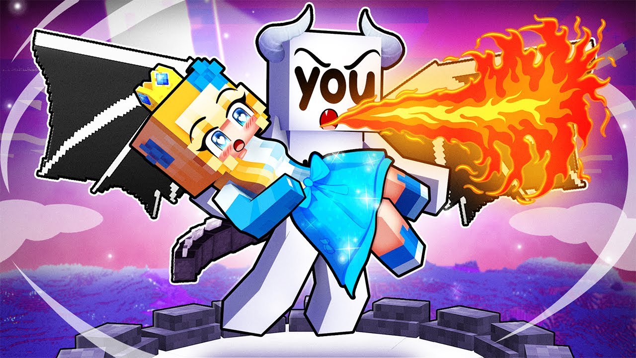 You Play Minecraft as a PROTECTIVE DRAGON!